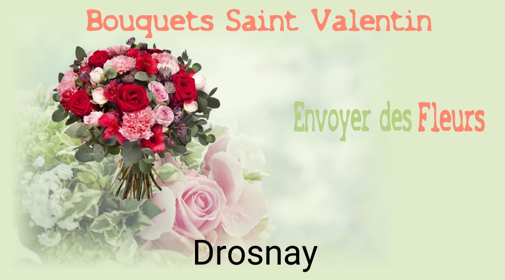 Roses de Saint-Valentin livrées à Drosnay